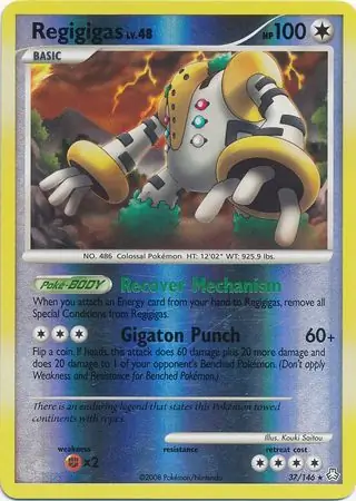 Regigigas Reverse Holo 37 Normal