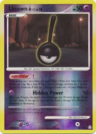 Unown Reverse Holo 42 Normal