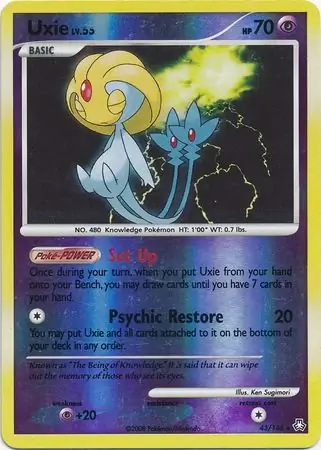 Uxie Reverse Holo 43