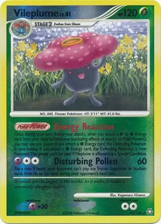 Vileplume Reverse Holo 45 Normal