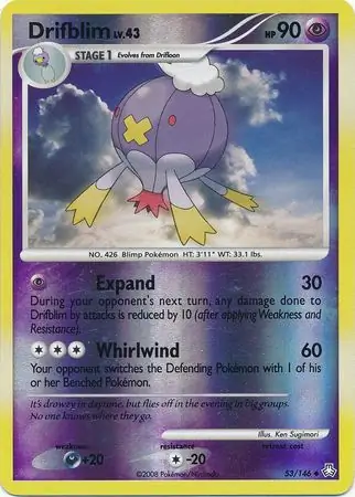 Drifblim Reverse Holo 53