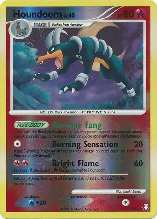 Houndoom Reverse Holo 57 Normal