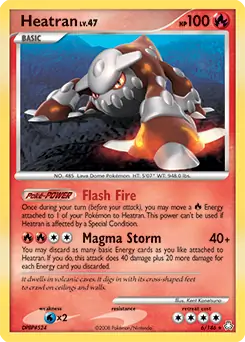 Heatran Holo 6 Normal