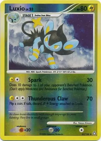 Luxio Reverse Holo 62