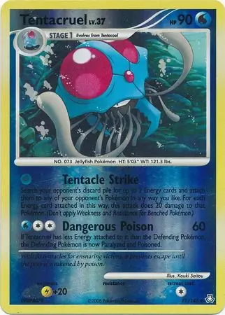Tentacruel Reverse Holo 75 Normal