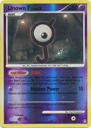 Unown Reverse Holo 76 Normal