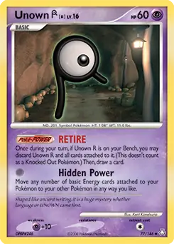Unown (R) 77 Normal