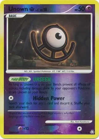 Unown Reverse Holo 78