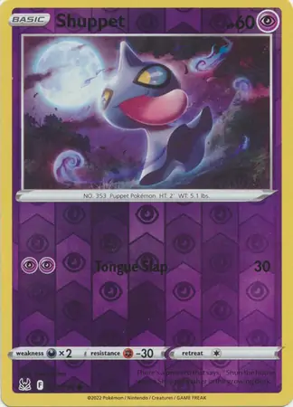Shuppet Reverse Holo 072