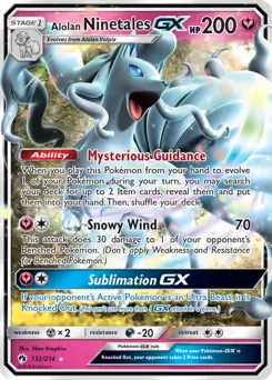 Alolan Ninetales GX 132