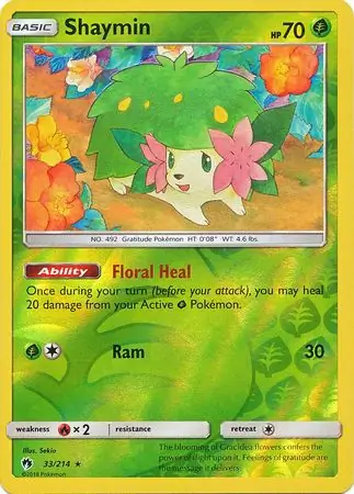 Shaymin Reverse Holo 33