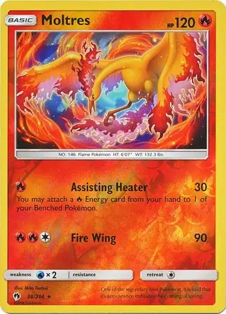 Moltres Reverse Holo 38