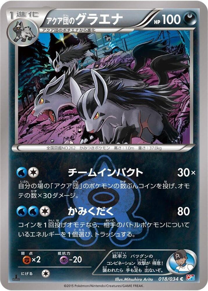 Team Aqua's Mightyena 018
