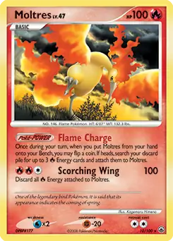 Moltres Holo 10 Normal