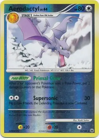 Aerodactyl Reverse Holo 15