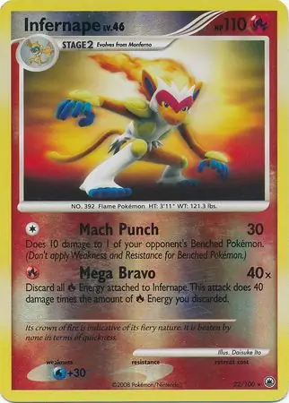 Infernape Reverse Holo 22
