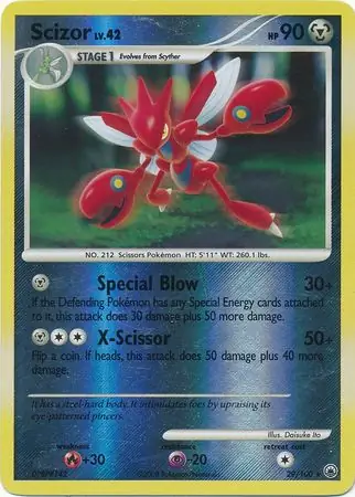 Scizor Reverse Holo 29 Normal