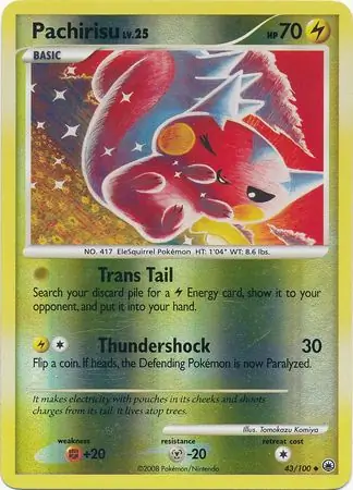 Pachirisu Reverse Holo 43 Normal