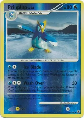 Prinplup Reverse Holo 44 Normal