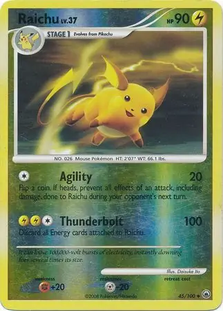 Raichu Reverse Holo 45