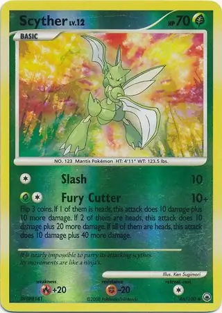 Scyther Reverse Holo 46 Normal