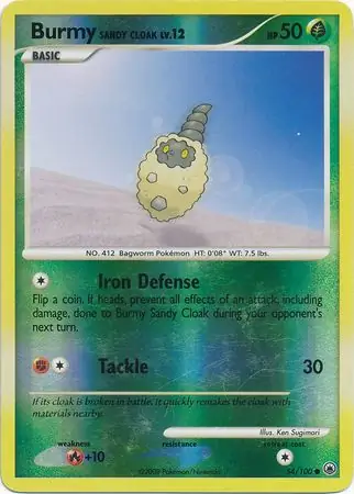 Burmy Sandy Cloak Reverse Holo 54 Normal