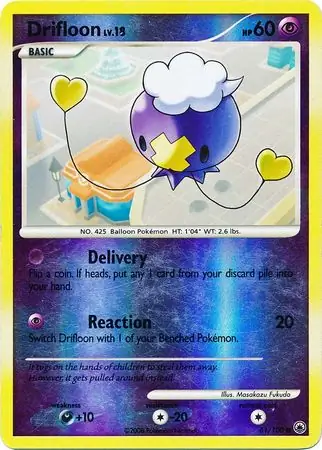 Drifloon Reverse Holo 61 Normal