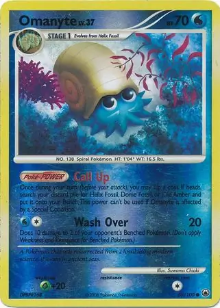 Omanyte Reverse Holo 69