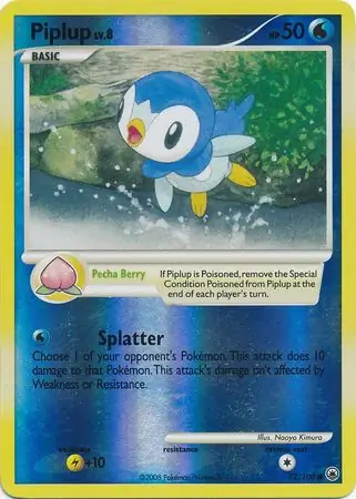 Piplup Reverse Holo 72 Normal