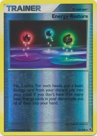 Energy Restore Reverse Holo 81 Normal