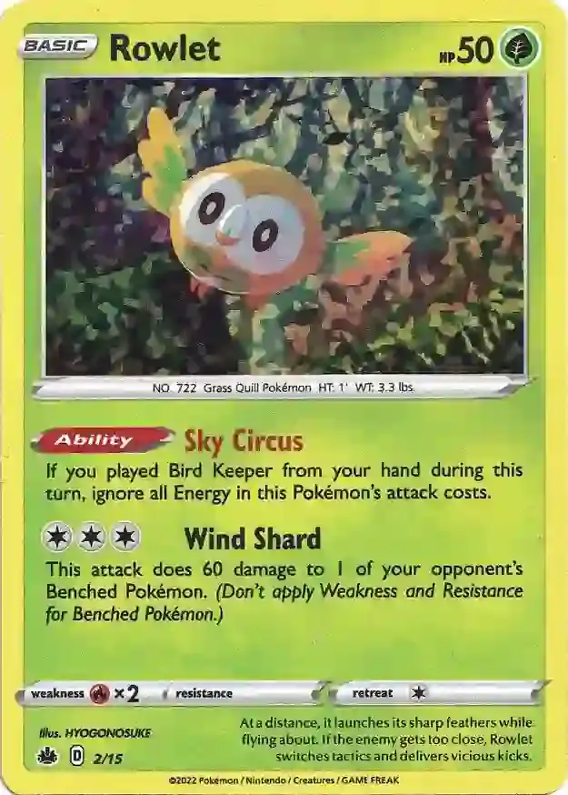 Rowlet 2 Normal