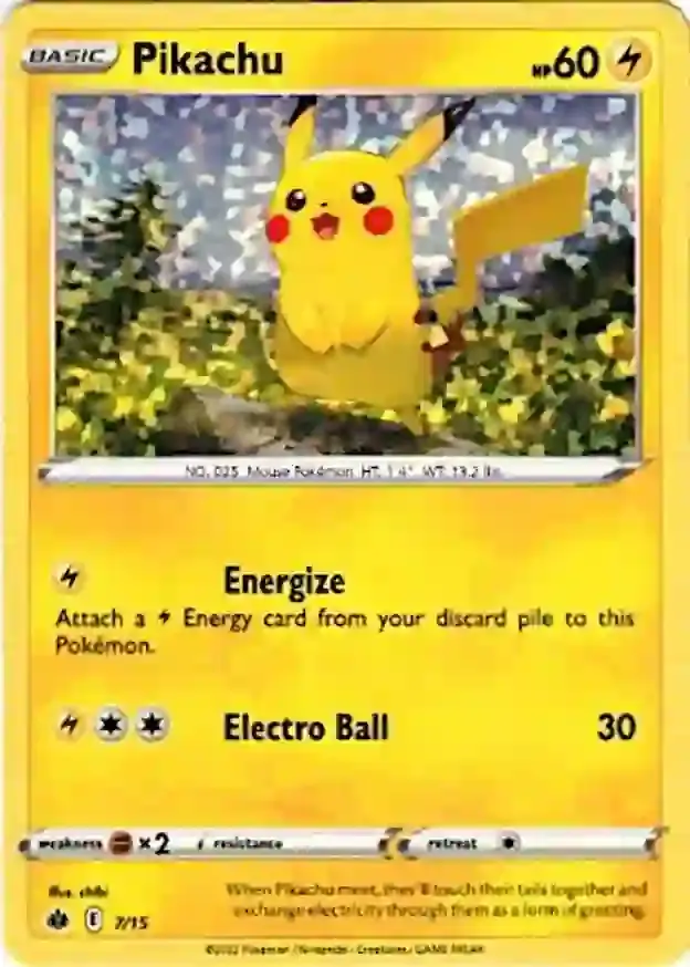 Pikachu 7 Normal