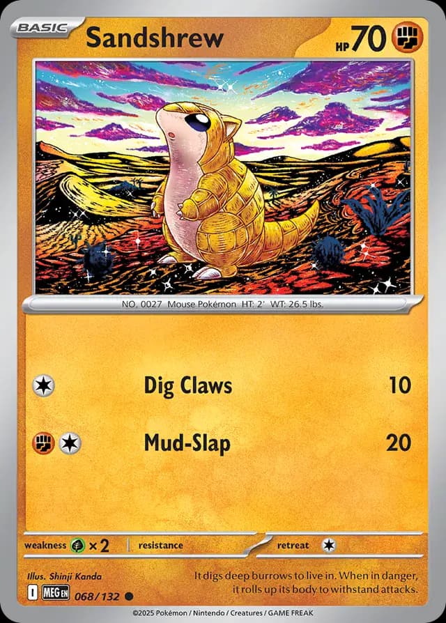 Sandshrew 068 Normal