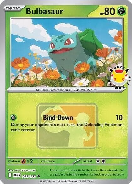 Bulbasaur Pokemon Day 001 Normal