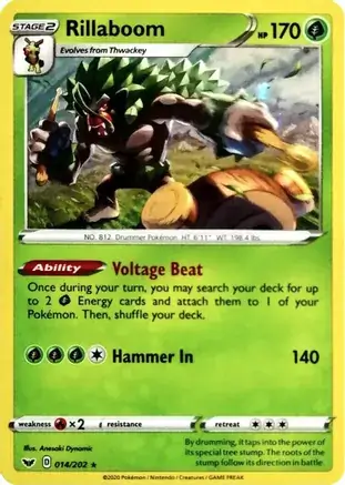 Rillaboom Cosmos Holo 014 Normal