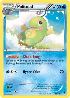 Politoed Cosmos Holo 018