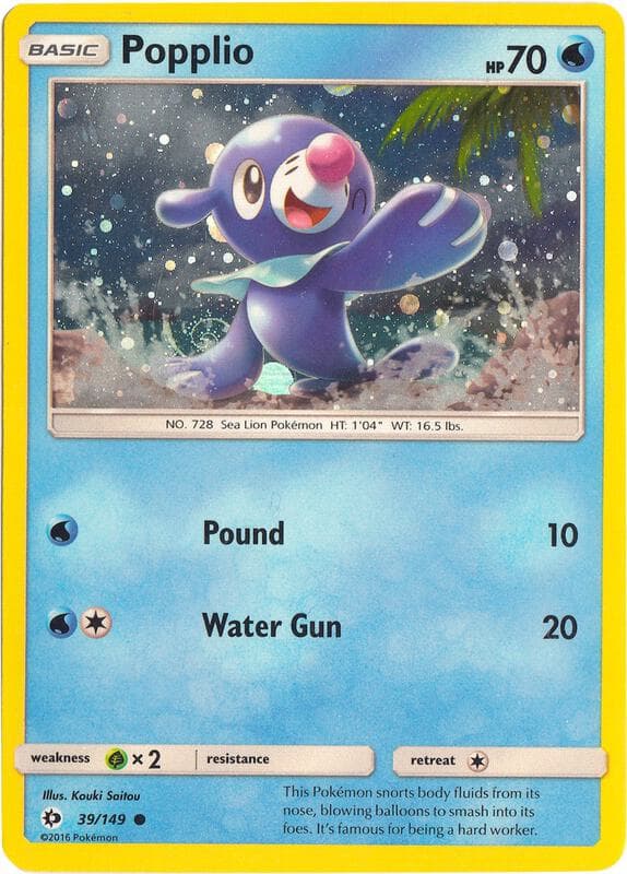 Popplio Cosmos Holo 039