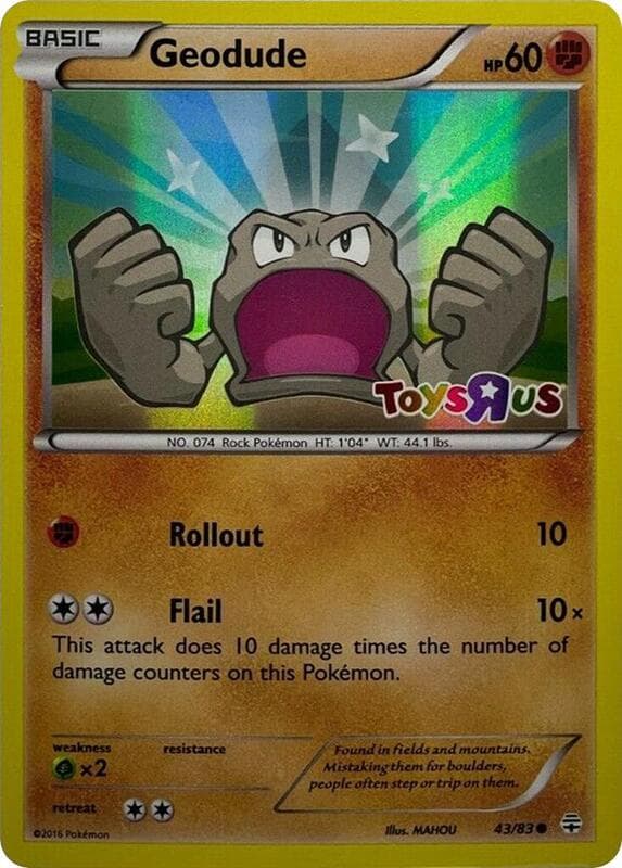 Geodude Toys R Us Promo 043