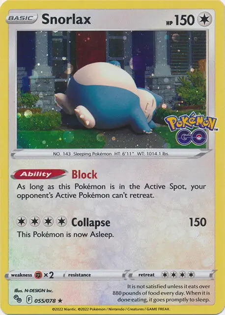 Snorlax Cosmos Holo 055 Normal