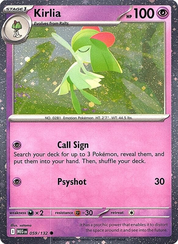 Kirlia Cosmos Holo 059