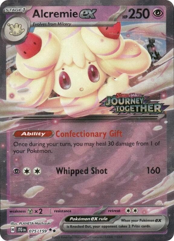 Alcremie ex Journey Together Stamped 075