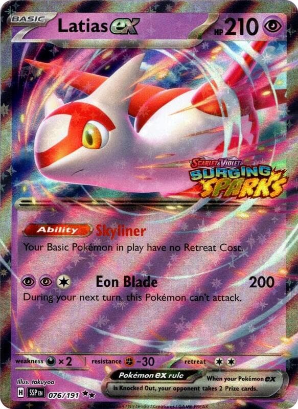 Latias ex Surging Sparks 076 Normal