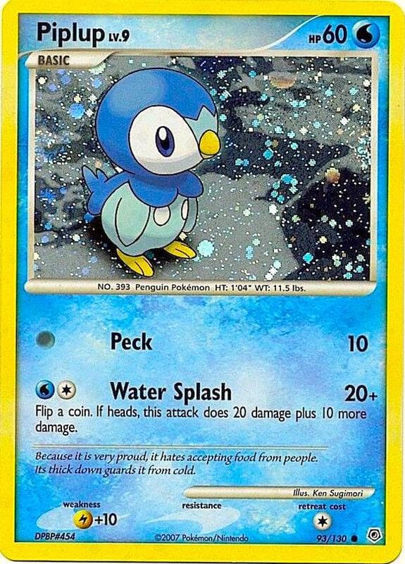Piplup Cosmos Holo 093
