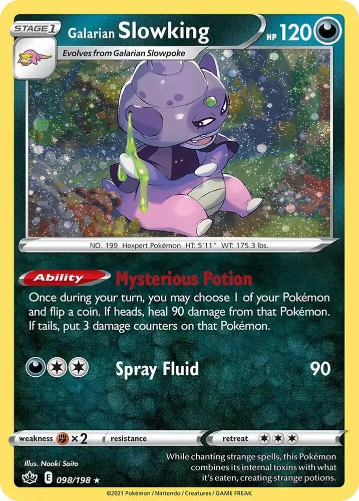 Galarian Slowking Cosmos Holo 098 Normal
