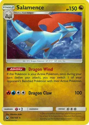 Salamence Cosmos Holo 106 Normal