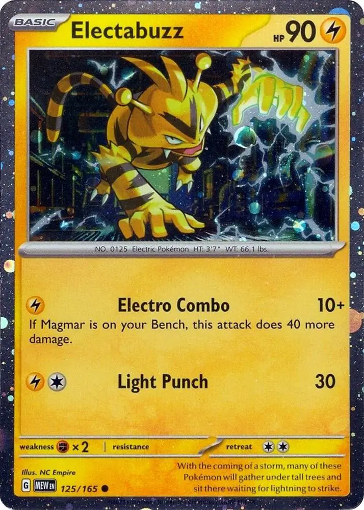 Electabuzz Cosmos Holo 125 Normal
