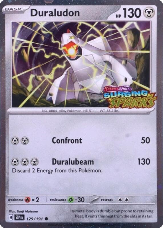Duraludon Surging Sparks 129