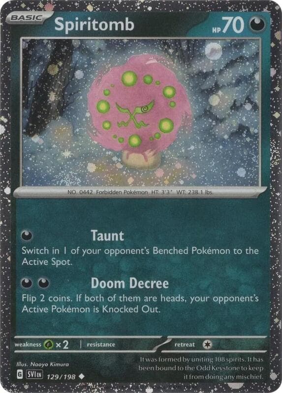 Spiritomb Cosmos Holo 129 Normal