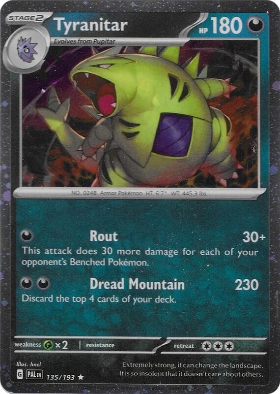 Tyranitar Cosmo Foil 135 Normal