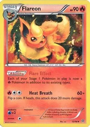 Flareon Cosmos Holo 13 Normal